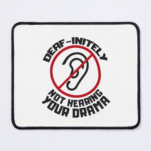 Item preview, Funny and sarcastic jokes for the deaf community designed and sold by The Knick Knack Nook.