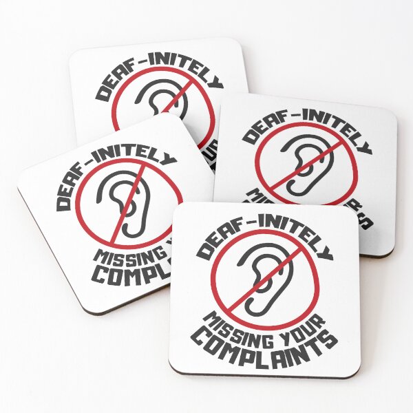Item preview, Funny and sarcastic jokes for the deaf community designed and sold by The  Knick Knack Nook.