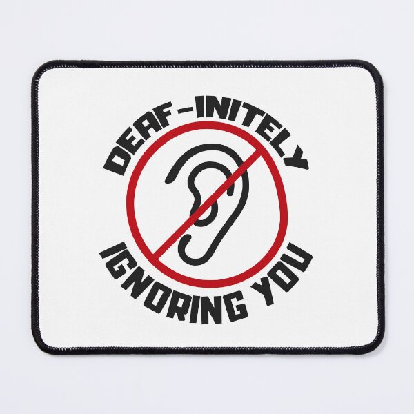 Item preview, Funny and sarcastic jokes for the deaf community designed and sold by The  Knick Knack Nook.