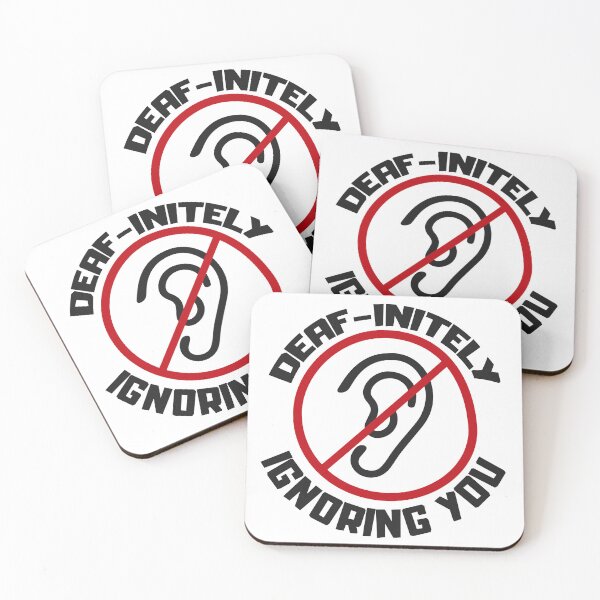 Item preview, Funny and sarcastic jokes for the deaf community designed and sold by The  Knick Knack Nook.