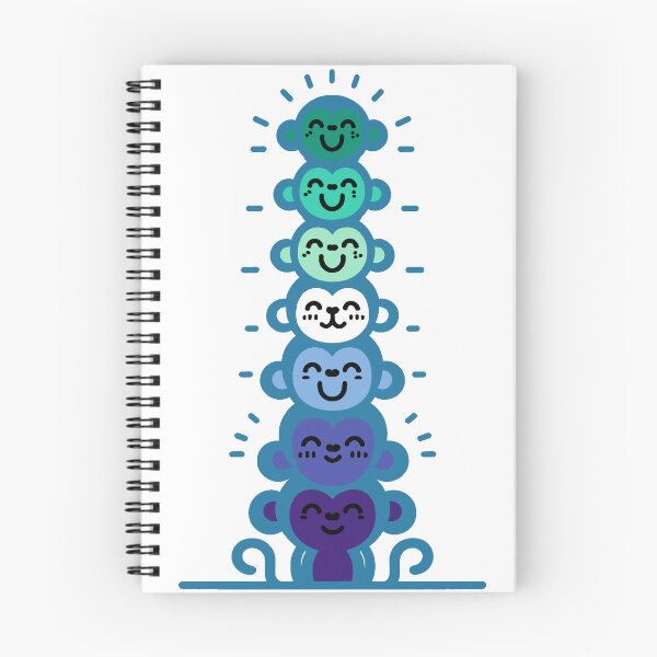Item preview, Cute Gay MLM Pride Flag Monkeys, MLM Stacked Monkeys designed and sold by Travelslightly.