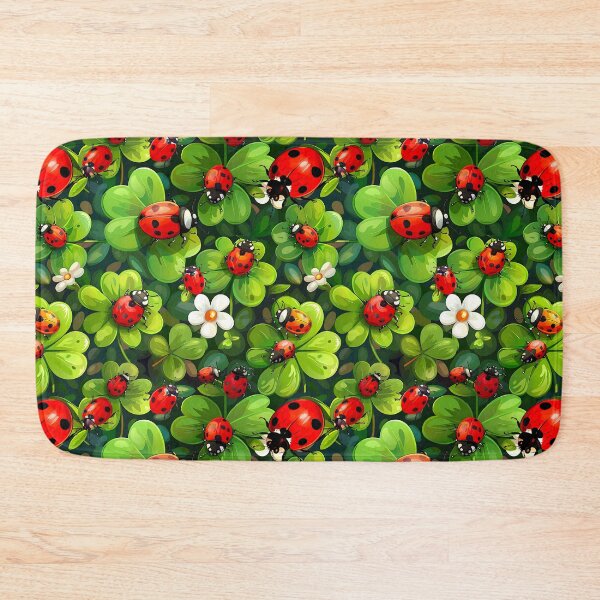 Item preview, Ladybug and clover designed and sold by Vikycialp.