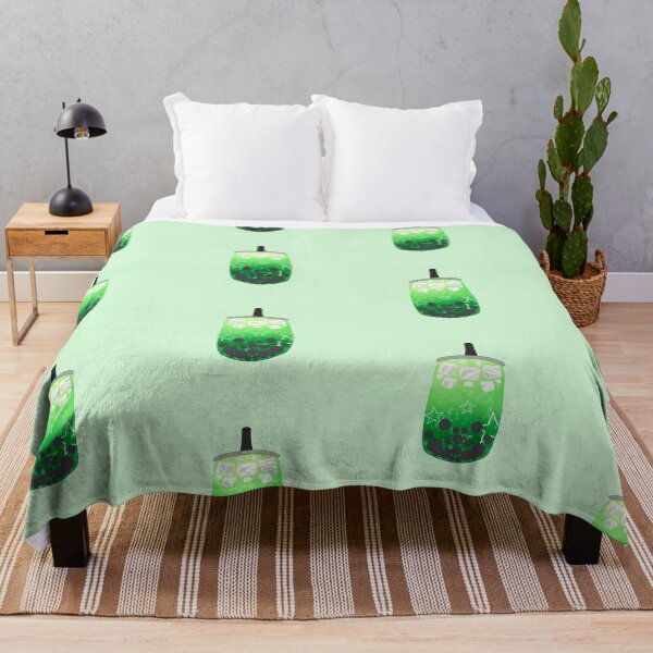 Item preview, cute green clover boba designed and sold by BeeTheDragon-1.