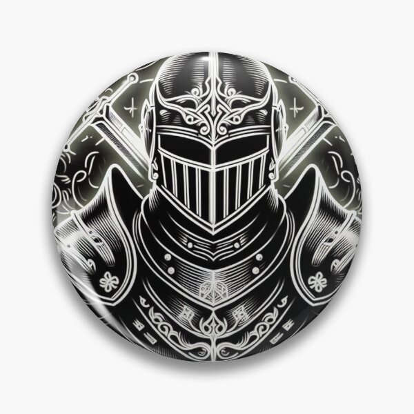Item preview, Medieval Knight Black and White designed and sold by Simplybe1.