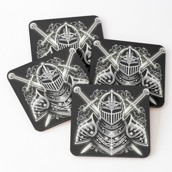 Item preview, Medieval Knight Black and White designed and sold by Simplybe1.