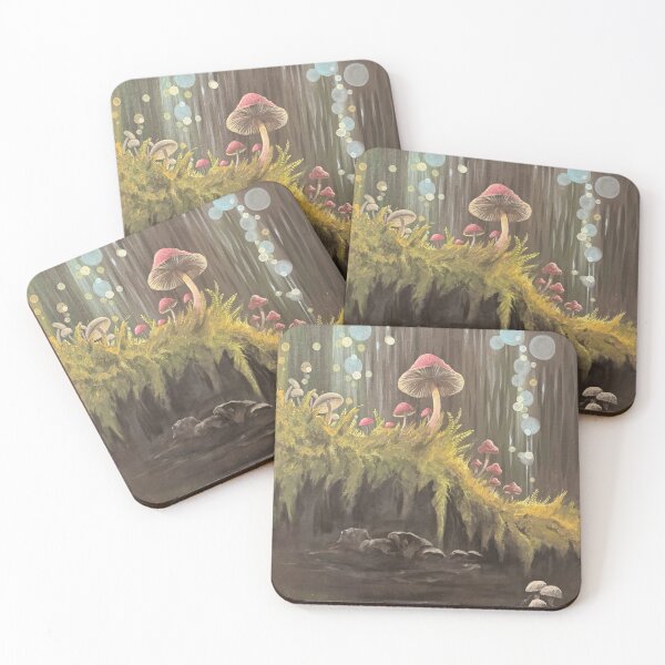 Item preview, Tranquility Toad and Mushrooms designed and sold by Nora Lee Illustrations.