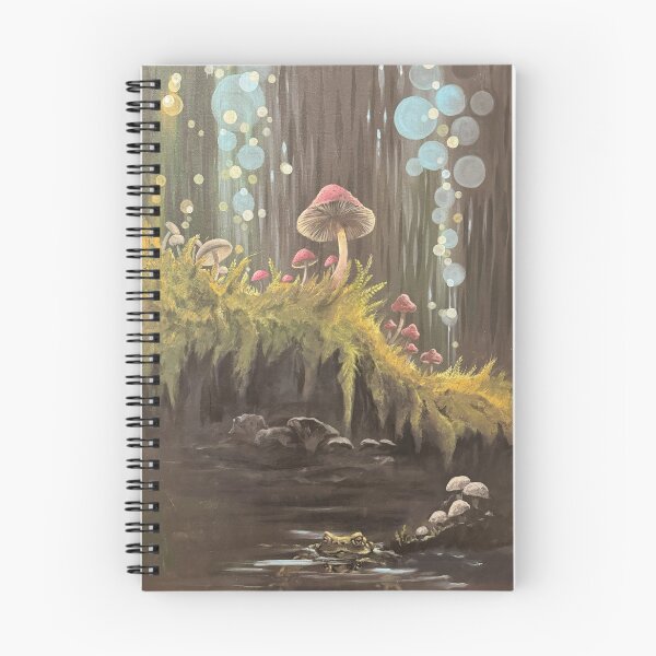 Item preview, Tranquility Toad and Mushrooms designed and sold by Nora Lee Illustrations.