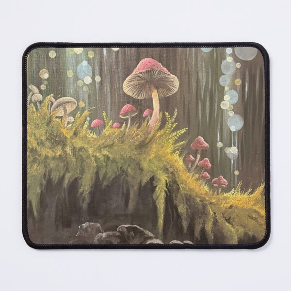 Item preview, Tranquility Toad and Mushrooms designed and sold by Nora Lee Illustrations.