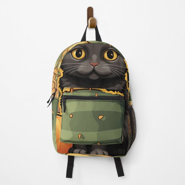 Item preview, Magic Cat Surrounded by Succulents and Pumpkins designed and sold by DotLineColor.