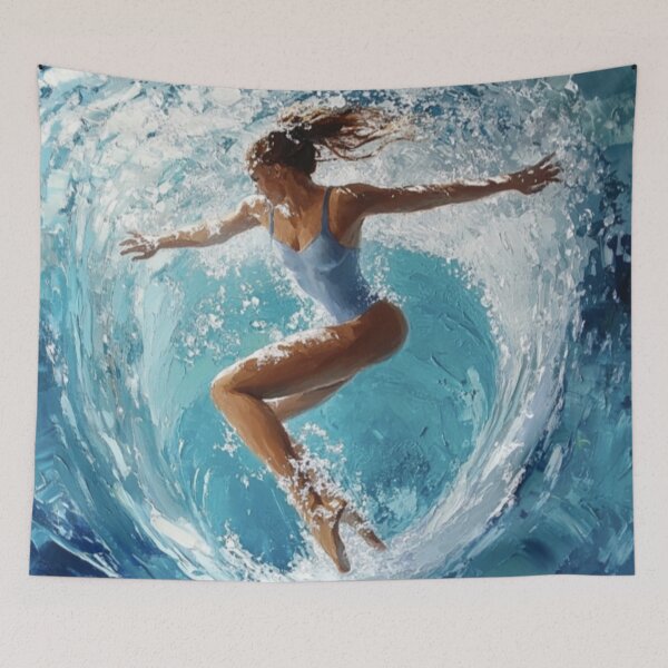 Item preview, Artistic Swimming in Water Swirl designed and sold by Rafał Stadnik.