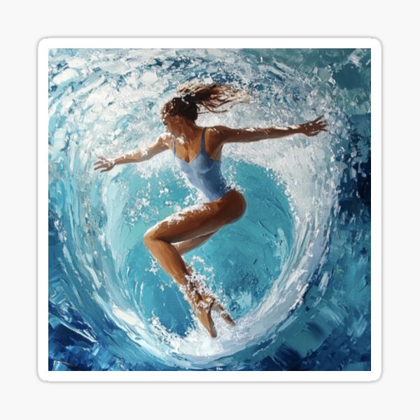 Item preview, Artistic Swimming in Water Swirl designed and sold by Rafał Stadnik.