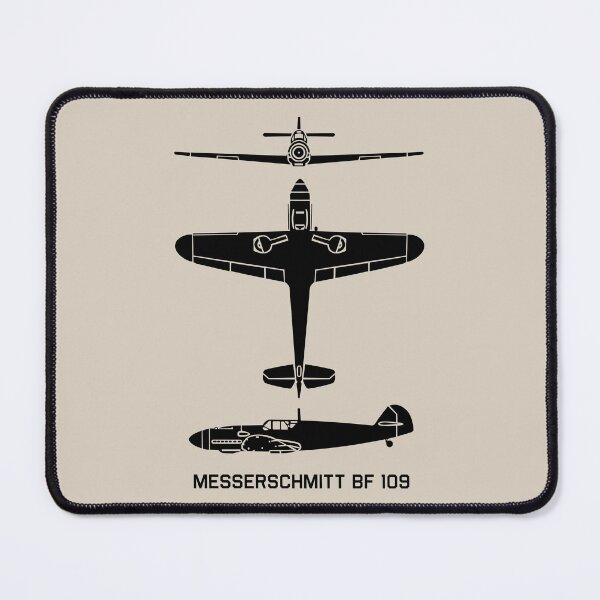 Item preview, Messerschmitt Bf 109 WW2 Plane Cutout Silhouettes designed and sold by MilitaryMart.