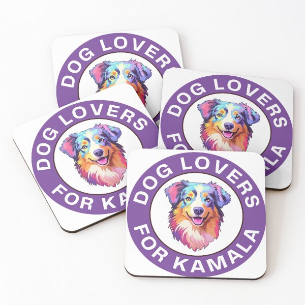 Item preview, Dog Lovers For Kamala Harris - Australian Shepherd designed and sold by sternapple.