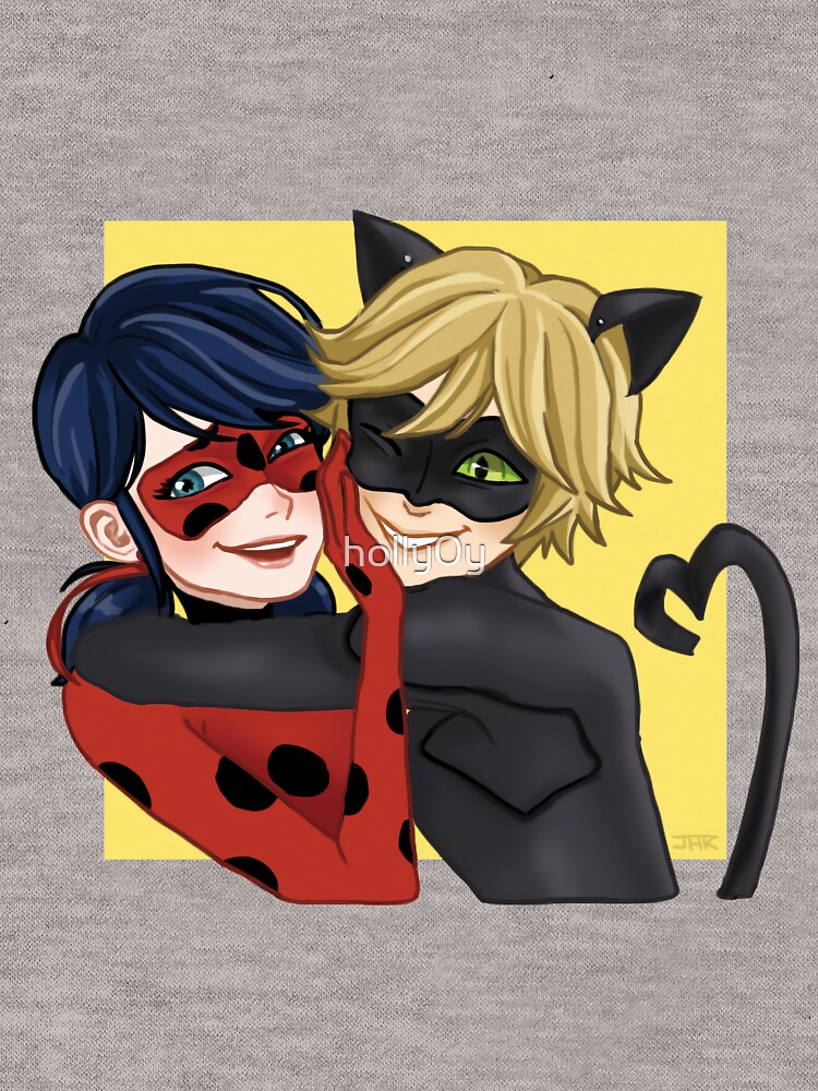 Ladybug And Cat Noir Lightweight Hoodie