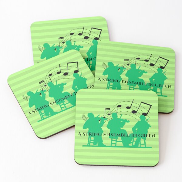 Item preview, A String Ensemble In Green designed and sold by BrightrDayMusicArt.