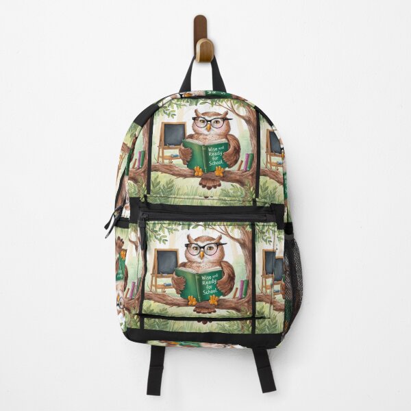 Item preview, WISE AND READY FOR SCHOOL, OWL IMAGE,  designed and sold by YourTrendyTees.