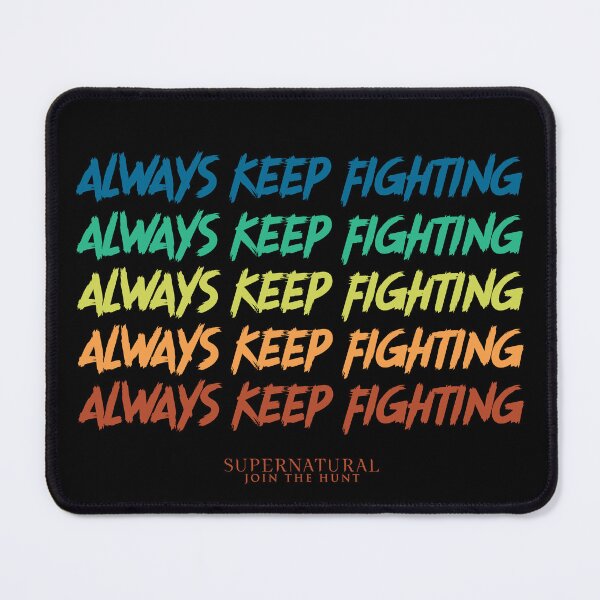 Item preview, Sigue siempre luchando | Bandera del arco iris de SPN designed and sold by SALENTOmadness.