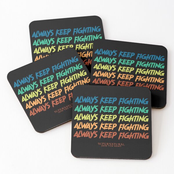Item preview, Always Keep Fighting | SPN Rainbow Flag designed and sold by SALENTOmadness.
