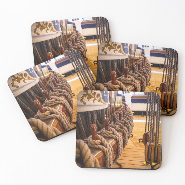 Item preview, Halyards and Belaying Pins, The Amerigo Vespucci from Italy designed and sold by Douglas E. Welch Design and Photography.