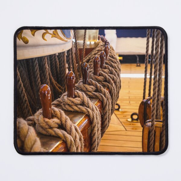 Item preview, Halyards and Belaying Pins, The Amerigo Vespucci from Italy designed and sold by Douglas E. Welch Design and Photography.