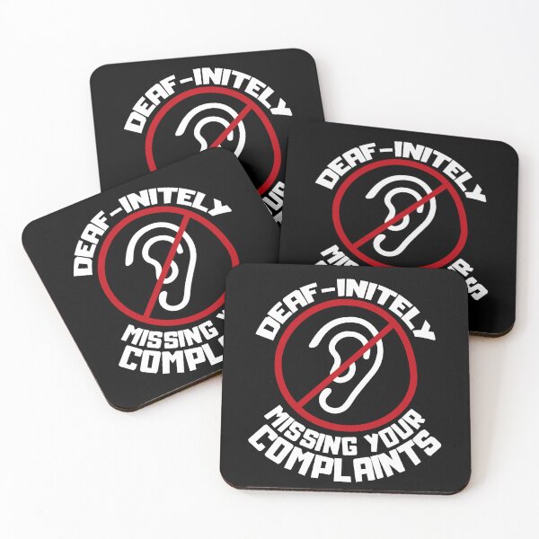 Item preview, Funny and sarcastic jokes for the deaf community designed and sold by The  Knick Knack Nook.