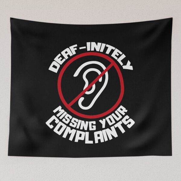 Item preview, Funny and sarcastic jokes for the deaf community designed and sold by The  Knick Knack Nook.