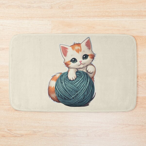 Item preview, Yarn Play - kitten designed and sold by RaeWhimsy.