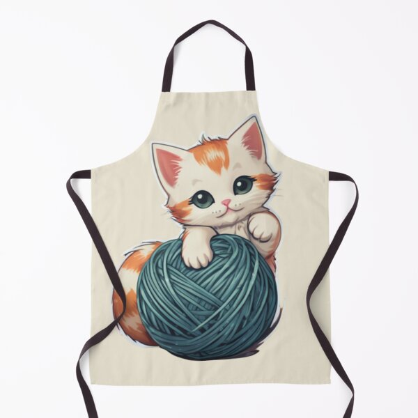 Item preview, Yarn Play - kitten designed and sold by RaeWhimsy.