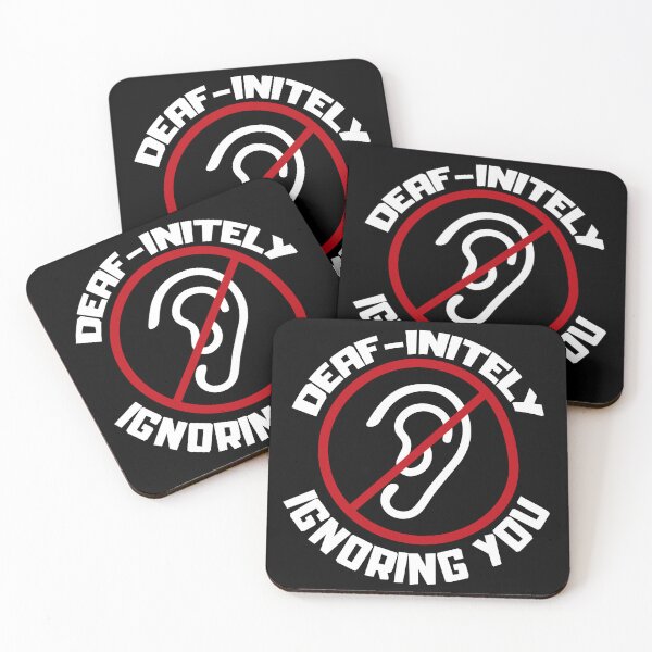 Item preview, Funny and sarcastic jokes for the deaf community designed and sold by The  Knick Knack Nook.