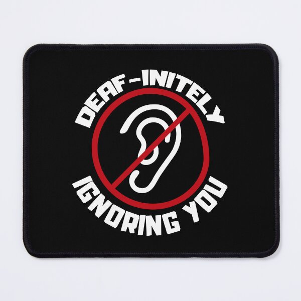 Item preview, Funny and sarcastic jokes for the deaf community designed and sold by The  Knick Knack Nook.