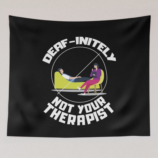 Item preview, Funny and sarcastic jokes for the deaf community designed and sold by The  Knick Knack Nook.