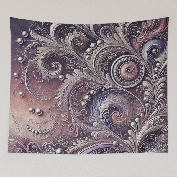 Item preview, Purple Dreams in a Pearl Garb designed and sold by LegademaArt.
