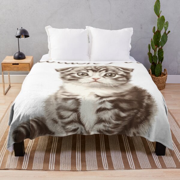 Item preview, Adorable Scottish Fold Kitten Portrait designed and sold by Rafał Stadnik.