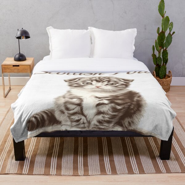Item preview, Adorable retrato de gatito Scottish Fold designed and sold by Rafał Stadnik.