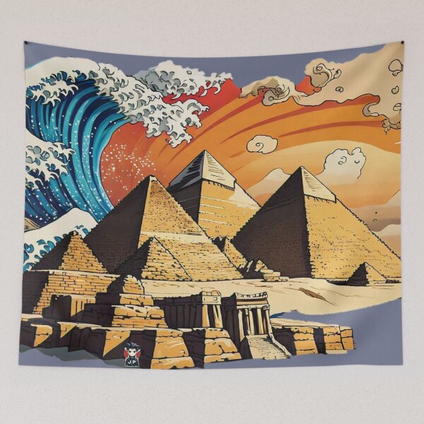 Item preview, Katsushika Hosukai Egyptian Pyramids designed and sold by Jese345.