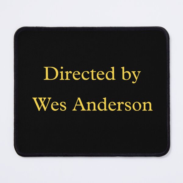 Item preview, Directed by Wes Anderson sticker designed and sold by houlocomx.