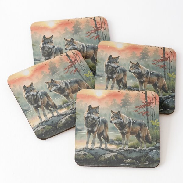 Item preview, Wolves designed and sold by Patricia Johnston.