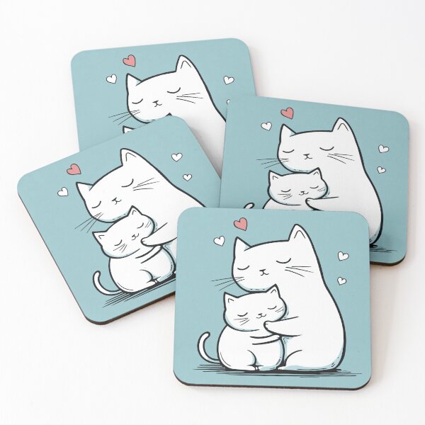 Item preview, Mom Cat Meme with Hearts designed and sold by memememescat.