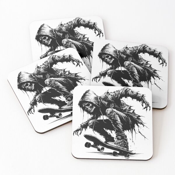 Item preview, Monochromatic Cool Zombie Skater  designed and sold by TomFrontierArt.