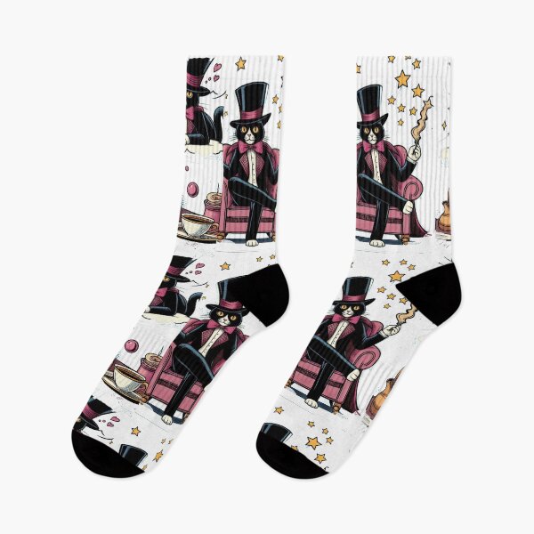 Item preview, Magician Cat Conjures Enchanting Tea Party. designed and sold by freackly.