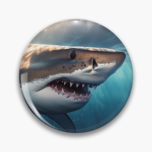 Item preview, White shark designed and sold by hhh-art.