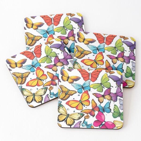 Item preview, many colorful butterflies designed and sold by OxiSkor.