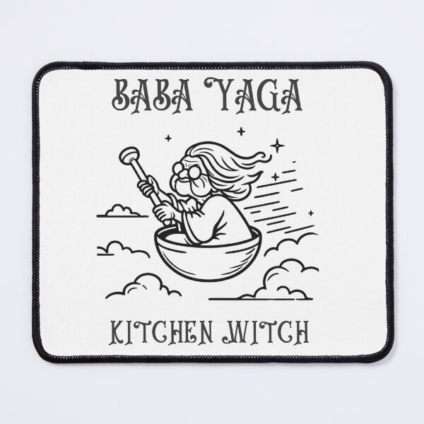Item preview, Baba Yaga Kitchen Witch designed and sold by Pinups Galore Co..