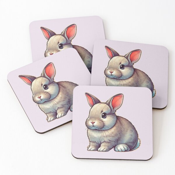 Item preview, Cute Netherland Dwarf Rabbit designed and sold by CritterManiaUK.