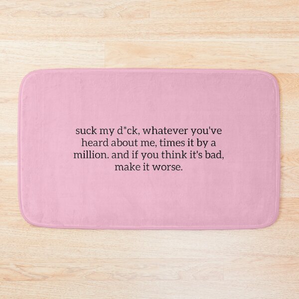 Item preview, Leah Love Island "Whatever you've heard about me times it by a million and if you think it's bad make it worse" Quote  designed and sold by bubblytank.