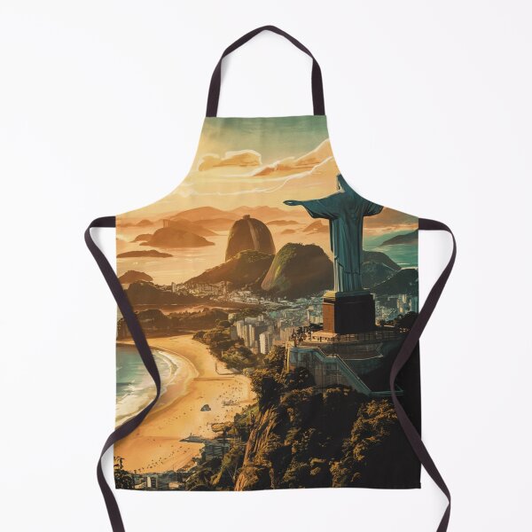 Item preview, Rio De Janeiro Vintage Travel Poster designed and sold by TravelerRat.