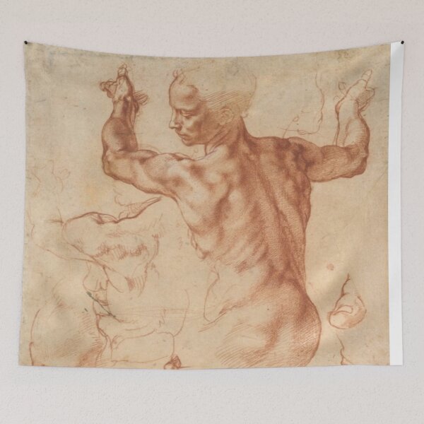 Item preview, Michelangelo anatomy classic work. designed and sold by jamiestarr.