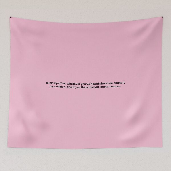 Item preview, Leah Love Island "Whatever you've heard about me times it by a million and if you think it's bad make it worse" Quote  designed and sold by bubblytank.