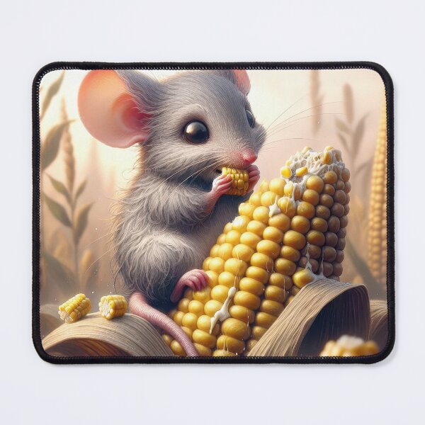 Item preview, Mouse Eating Corn On The Cob designed and sold by Maria Dryfhout.