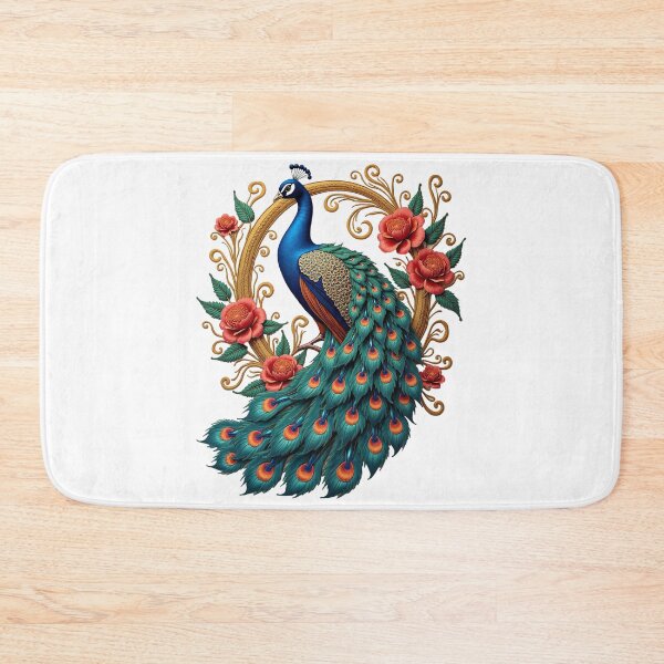 Item preview, Peacock and Flowers designed and sold by KeopsMurat.